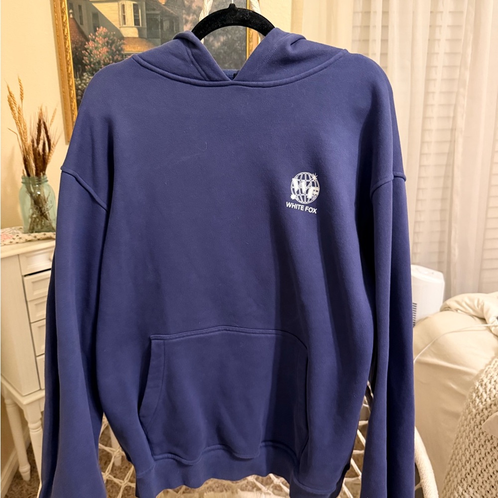 White Fox Boutique Blue Hoodie